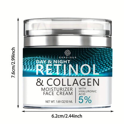 Face Moisturizer Retinol Cream - Day & Night anti Aging Moisturizing Cream