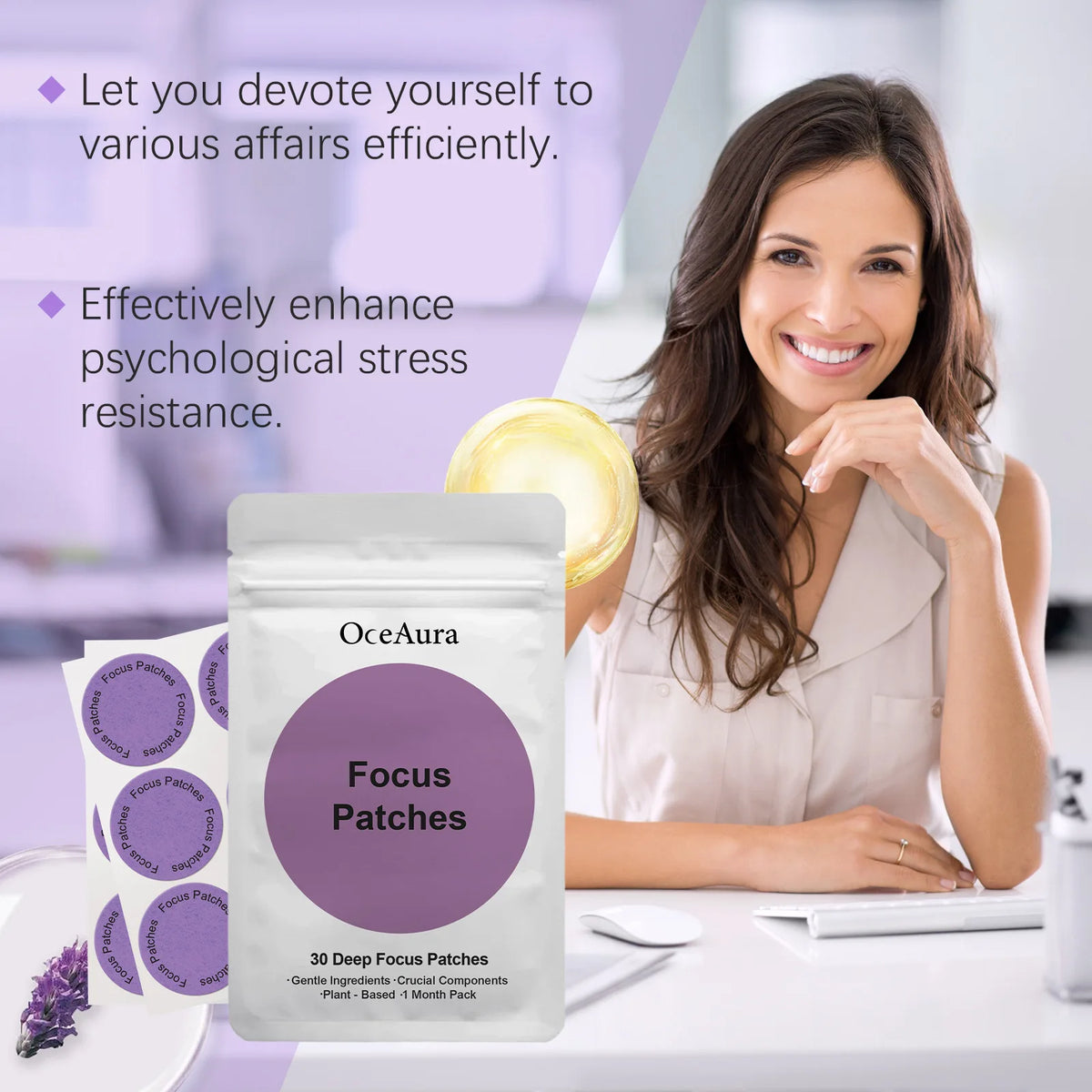 GLP-1 Fat Burning Patches Appetite Control Hangover Relief Recovery Concentration Focus Patches Sculpting Shaping Body