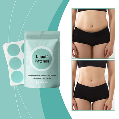 30 PATCHES Unpuff Patches Supports Digestive Comfort Ifluid Balance Regulating Insulin Secretion Suppressing Appetit Breathable